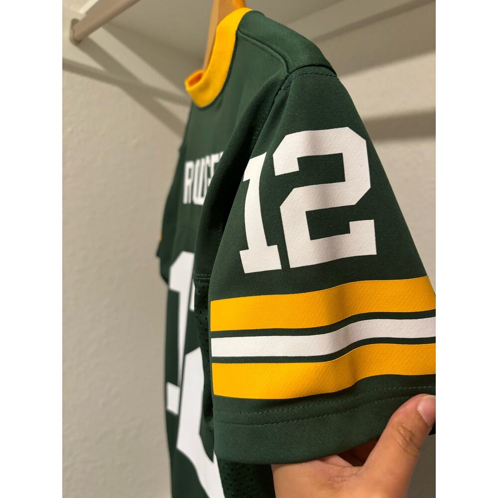 * Green Bay Packers * Aaron Rodgers #12 NFL Football JERSEY * Youth M (10/12) - Picture 3 of 4